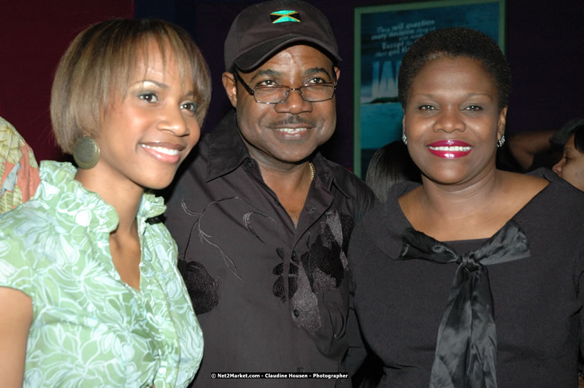 The Hon. Orette Bruce Goldwin, M.P., Prime Minister of Jamaica, Minister of Tourism, Hon. Edmund Bartlett, and Director of Tourism, Basil Smith at the Air Jamaica Jazz and Blues Festival 2008 The Art of Music - Thrusday, January 24, 2008 - Air Jamaica Jazz & Blues 2008 The Art of Music venue at the Aqaueduct on Rose Hall Resort & Counrty Club, Montego Bay, St. James, Jamaica W.I. - Thursday, January 24 - Saturday, January 26, 2008 - Photographs by Net2Market.com - Claudine Housen & Barry J. Hough Sr, Photographers - Negril Travel Guide, Negril Jamaica WI - http://www.negriltravelguide.com - info@negriltravelguide.com...!