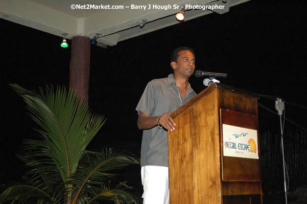 In Honour of Ambassador Courtney Walsh, Negril Chamber of Commerce - Cocktail Reception, Saturday, July 14, 2007 at the Negril Escape Resort & Spa, West End, Negril, Westmoreland, Jamaica W.I.  - Negril Travel Guide, Negril Jamaica WI - http://www.negriltravelguide.com - info@negriltravelguide.com...!