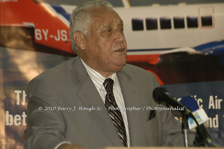 Jamaica Air Shuttle Launch @ MBJ Airports Limited, Wednesday, January 20, 2010, Sangster International Airport, Montego Bay, St. James, Jamaica W.I. - Photographs by Net2Market.com - Barry J. Hough Sr, Photographer/Photojournalist - The Negril Travel Guide - Negril's and Jamaica's Number One Concert Photography Web Site with over 40,000 Jamaican Concert photographs Published -  Negril Travel Guide, Negril Jamaica WI - http://www.negriltravelguide.com - info@negriltravelguide.com...!