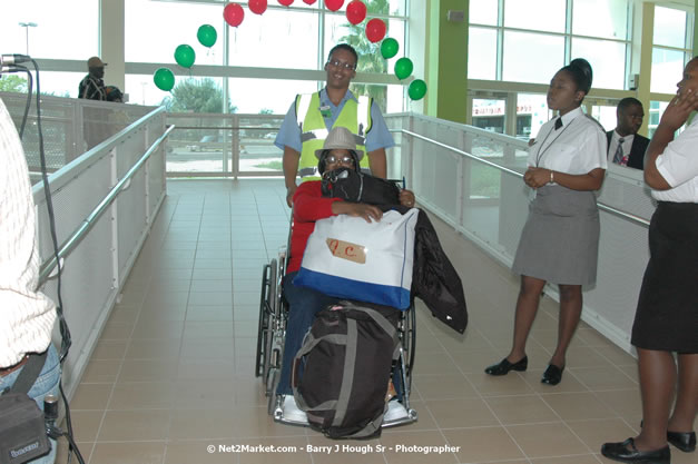 Minister of Tourism, Hon. Edmund Bartlett - Director of Tourism, Basil Smith, and Mayor of Montego Bay, Councillor Charles Sinclair Launch of Winter Tourism Season at Sangster International Airport, Saturday, December 15, 2007 - Sangster International Airport - MBJ Airports Limited, Montego Bay, Jamaica W.I. - Photographs by Net2Market.com - Barry J. Hough Sr, Photographer - Negril Travel Guide, Negril Jamaica WI - http://www.negriltravelguide.com - info@negriltravelguide.com...!