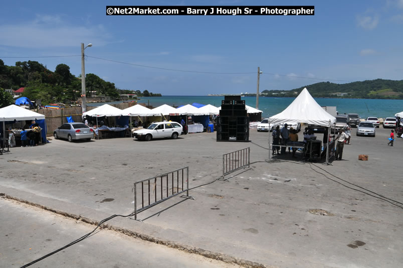 Lucea Cross the Harbour @ Lucea Car Park - All Day Event - Cross the Harbour Swim, Boat Rides, and Entertainment for the Family - Concert Featuring: Bushman, George Nooksl, Little Hero, Bushi One String, Dog Rice and many local Artists - Friday, August 1, 2008 - Lucea, Hanover Jamaica - Photographs by Net2Market.com - Barry J. Hough Sr. Photojournalist/Photograper - Photographs taken with a Nikon D300 - Negril Travel Guide, Negril Jamaica WI - http://www.negriltravelguide.com - info@negriltravelguide.com...!