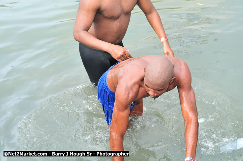 Lucea Cross the Harbour @ Lucea Car Park - All Day Event - Cross the Harbour Swim, Boat Rides, and Entertainment for the Family - Concert Featuring: Bushman, George Nooksl, Little Hero, Bushi One String, Dog Rice and many local Artists - Friday, August 1, 2008 - Lucea, Hanover Jamaica - Photographs by Net2Market.com - Barry J. Hough Sr. Photojournalist/Photograper - Photographs taken with a Nikon D300 - Negril Travel Guide, Negril Jamaica WI - http://www.negriltravelguide.com - info@negriltravelguide.com...!