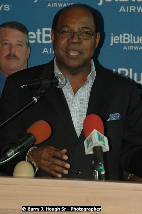 JetBue Airways' Inaugural Air Service between Sangster International Airport, Montego Bay and John F. Kennedy Airport, New York at MBJ Airports Sangster International Airport, Montego Bay, St. James, Jamaica - Thursday, May 21, 2009 - Photographs by Net2Market.com - Barry J. Hough Sr, Photographer/Photojournalist - Negril Travel Guide, Negril Jamaica WI - http://www.negriltravelguide.com - info@negriltravelguide.com...!