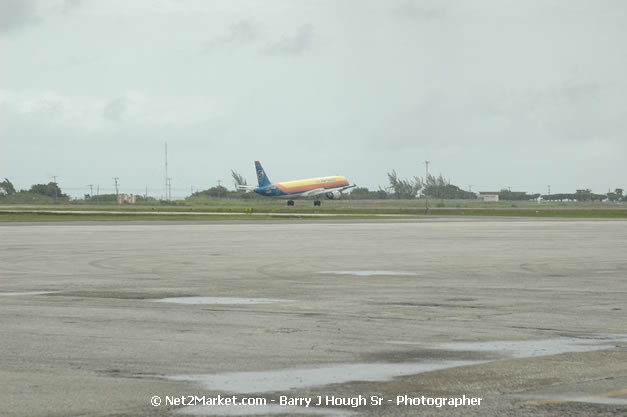 Air Jamaica Airline - Landing & Take Off - MBJ Airports Limited - Sangster International Airport - Domestic Terminal - Montego Bay, St James, Jamaica W.I. - MBJ Limited - Transforming Sangster International Airport into a world class facility - Photographs by Net2Market.com - Negril Travel Guide, Negril Jamaica WI - http://www.negriltravelguide.com - info@negriltravelguide.com...!