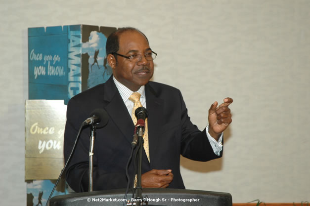 Red Cap Porters Awards - Minister of Tourism, Hon. Edmund Bartlett - Director of Tourism, Basil Smith - Friday, December 14, 2007 - Holiday Inn Sunspree, Montego Bay, Jamaica W.I. - Photographs by Net2Market.com - Barry J. Hough Sr, Photographer - Negril Travel Guide, Negril Jamaica WI - http://www.negriltravelguide.com - info@negriltravelguide.com...!