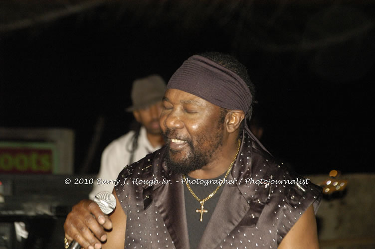 Toots and the Maytals - Grammy Award Winner @ Negril Fest - Presented by Money Cologne Promotions - Special Guest Star Jamaica Michael Jackson, Stama, Adeebe - Backed by Hurricane Band, MC Rev. BB on January 6, 2010 @ Roots Bamboo, Norman Manley Boulevard, Negril, Westmoreland, Jamaica W.I. - Photographs by Net2Market.com - Barry J. Hough Sr, Photographer/Photojournalist - The Negril Travel Guide - Negril's and Jamaica's Number One Concert Photography Web Site with over 40,000 Jamaican Concert photographs Published -  Negril Travel Guide, Negril Jamaica WI - http://www.negriltravelguide.com - info@negriltravelguide.com...!