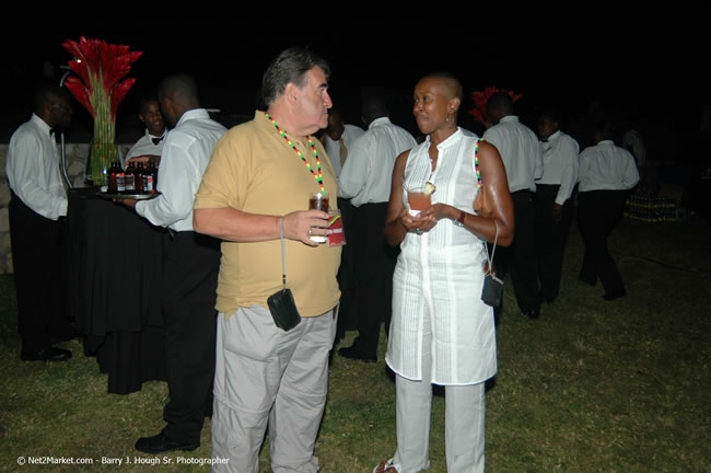 Party Rose Hall Great House - Virgin Atlantic Inaugural Flight To Montego Bay, Jamaica Photos - Sir Richard Bronson, President & Family, and 450 Passengers - Party at Rose Hall Great House, Montego Bay, Jamaica - Tuesday, July 4, 2006 - Negril Travel Guide, Negril Jamaica WI - http://www.negriltravelguide.com - info@negriltravelguide.com...!